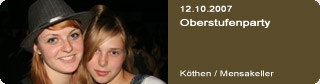 Galerie: Oberstufenparty<br>Mensakeller / Kthen / 