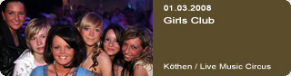 Galerie: Girls Club<br>
Live Music Circus / Kthen
 / 