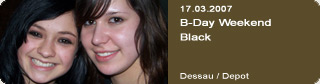Galerie: B-Day Weekend Black<br>
Depot / Dessau
 / 