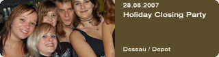 Galerie: Holiday Closing Party<br>
Depot / Dessau
 / 