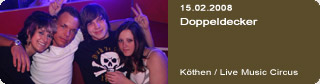 Galerie: Doppeldecker<br>Live Music Circus / Köthen / 